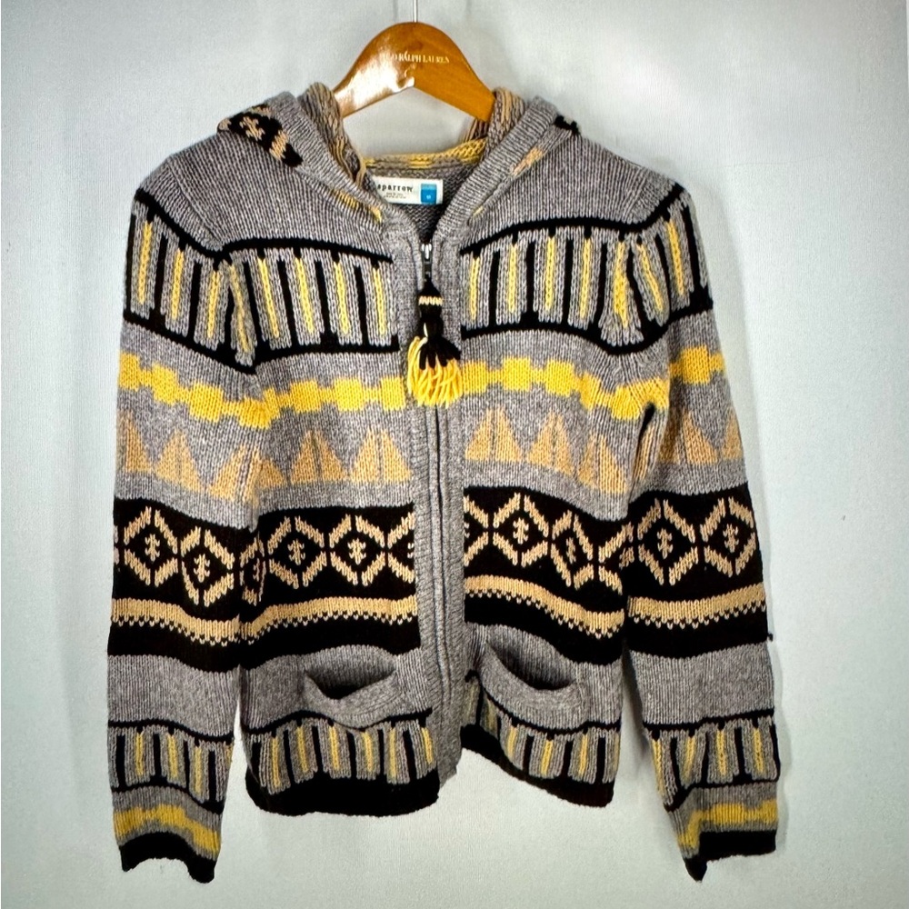 Anthropologie Sparrow zip sweater